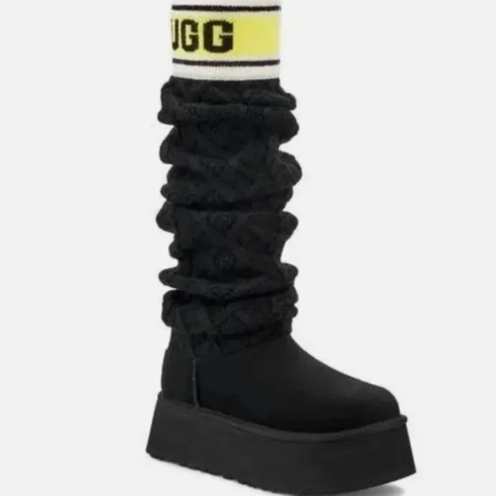 UGG Over The Knee Classic Sweater Letter Tall 2